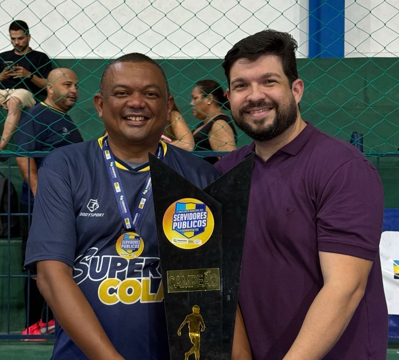 VEREADOR RODRIGO CRUZ PRESTIGIA DECISÃO DO CAMPEONATO MUNICIPAL DOS SERVIDORES PÚBLICOS DE PARNAMIRIM