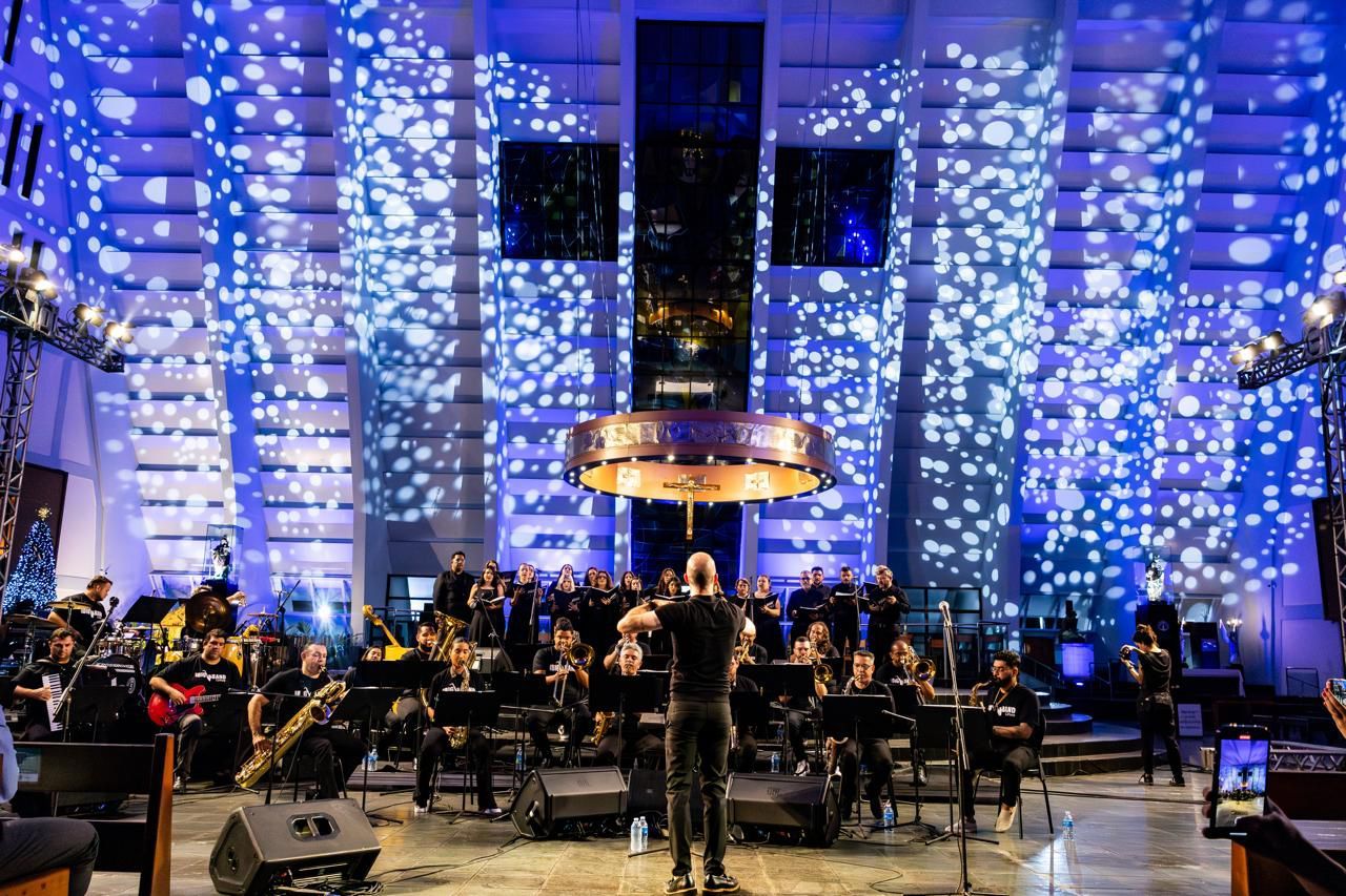 SESI Big Band encerra temporada de concertos natalinos na Catedral Metropolitana de Natal