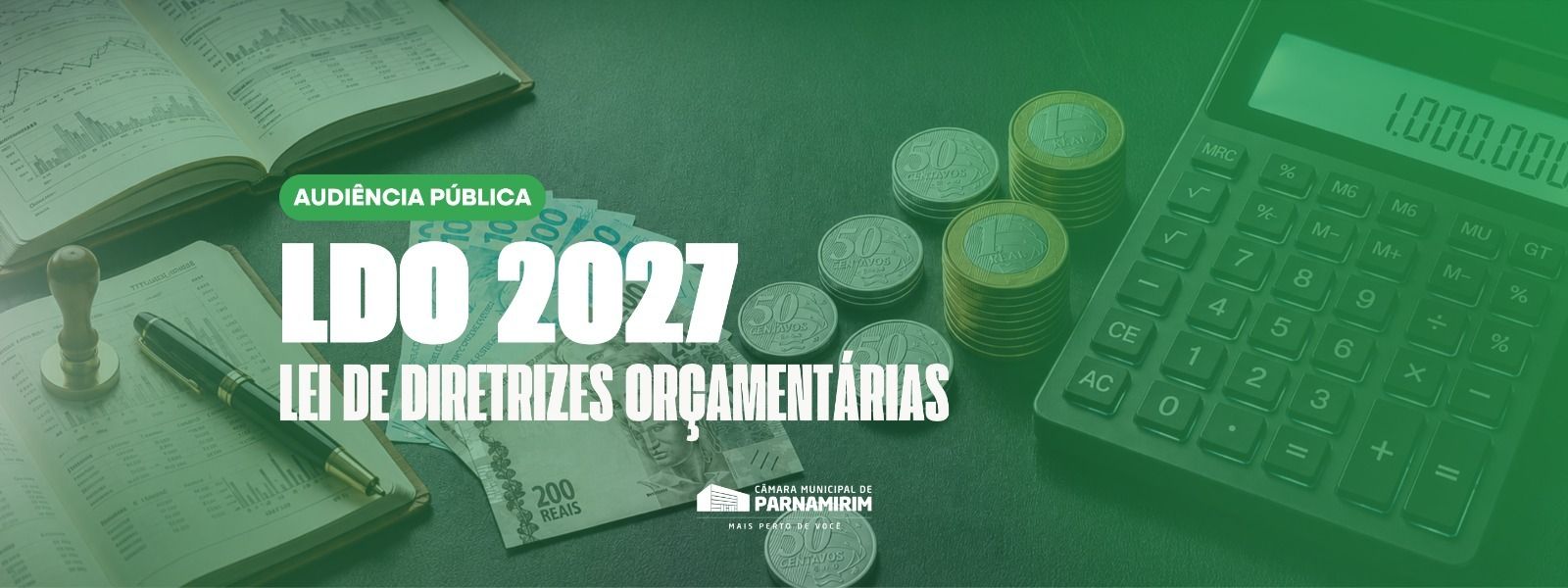 CÂMARA DE PARNAMIRIM REALIZA AUDIÊNCIA PÚBLICA PARA DEBATER LDO
