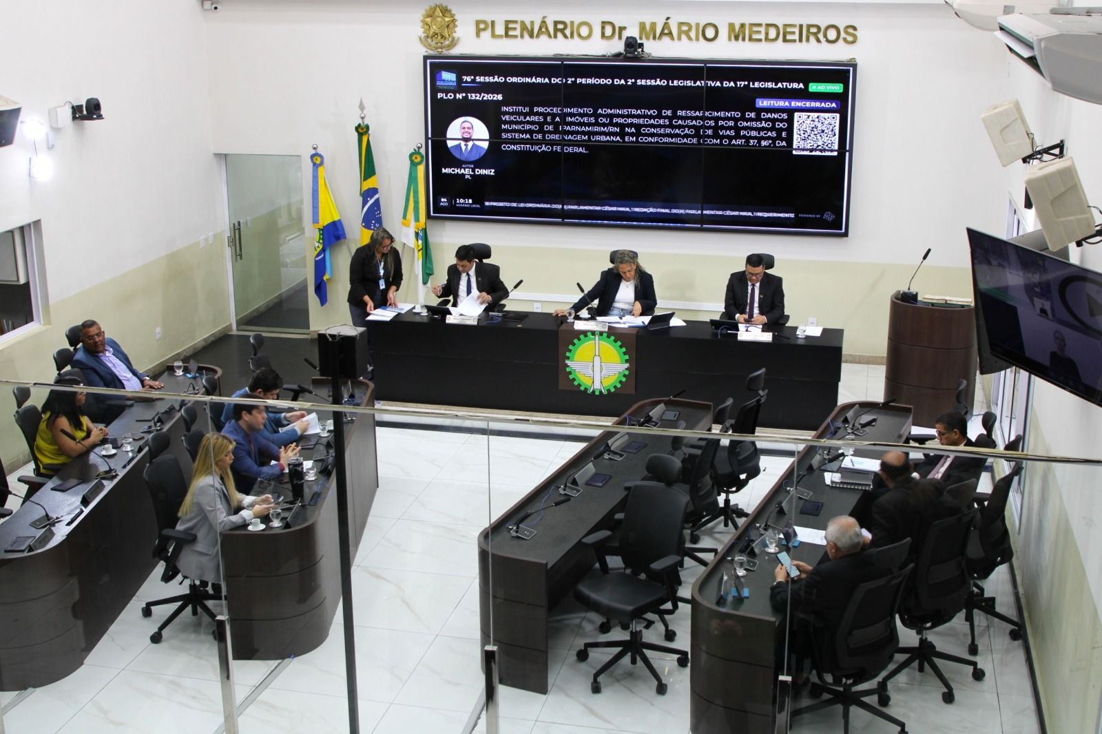 Câmara aprova projeto que institui campanha Outubro Rosa em Parnamirim